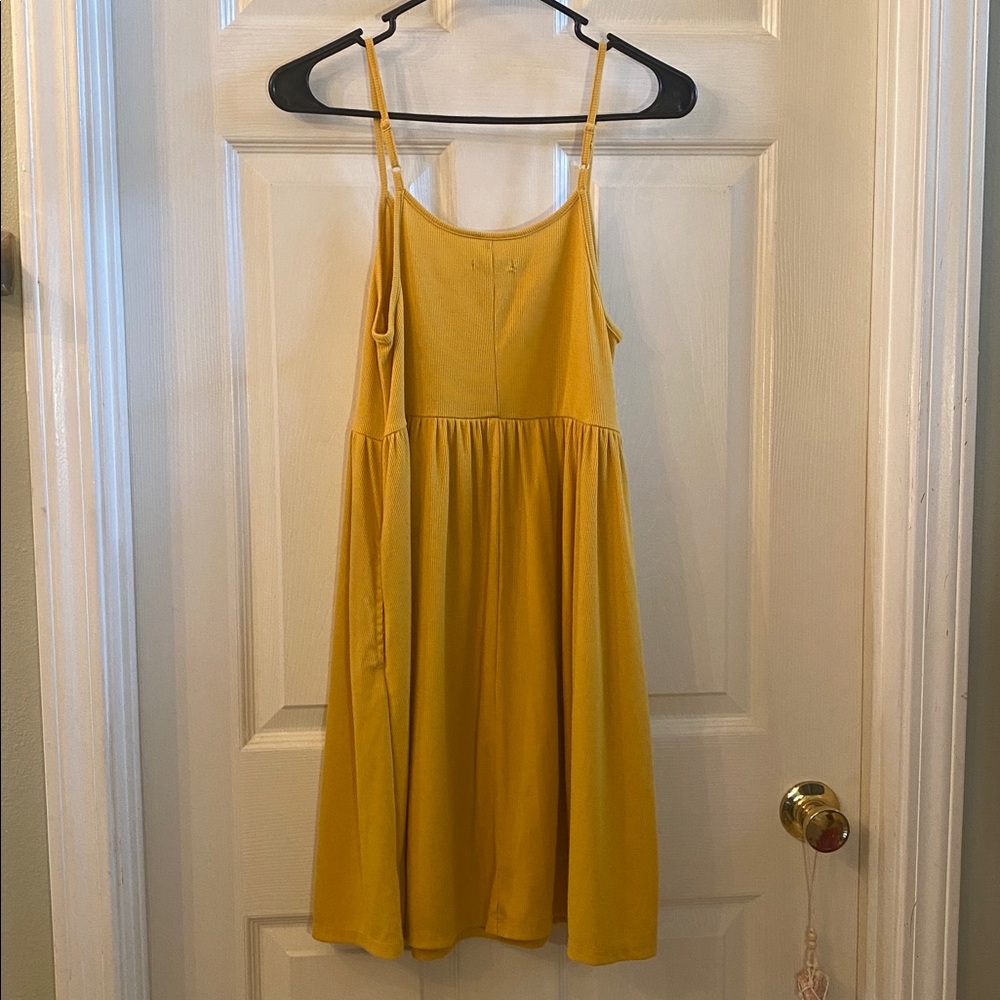Wild Fable Mustard Ribbed Dress - Picture 8 of 12